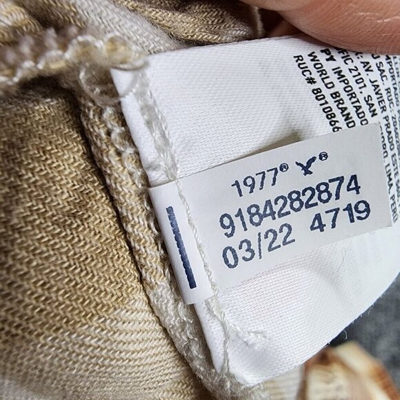 American Eagle Cropped‎ Hooded Multicolor Brown And Tan Flannel Shirt Size Small - Picture 12 of 16